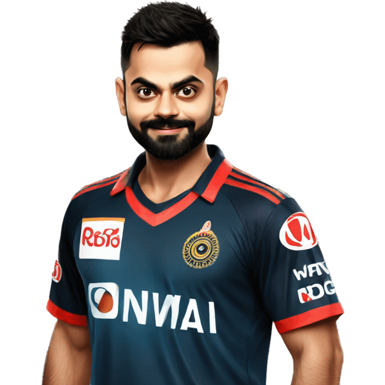  virat Kohli Wish Happy Birthday to Dhwani in RCB tshirt  emoji