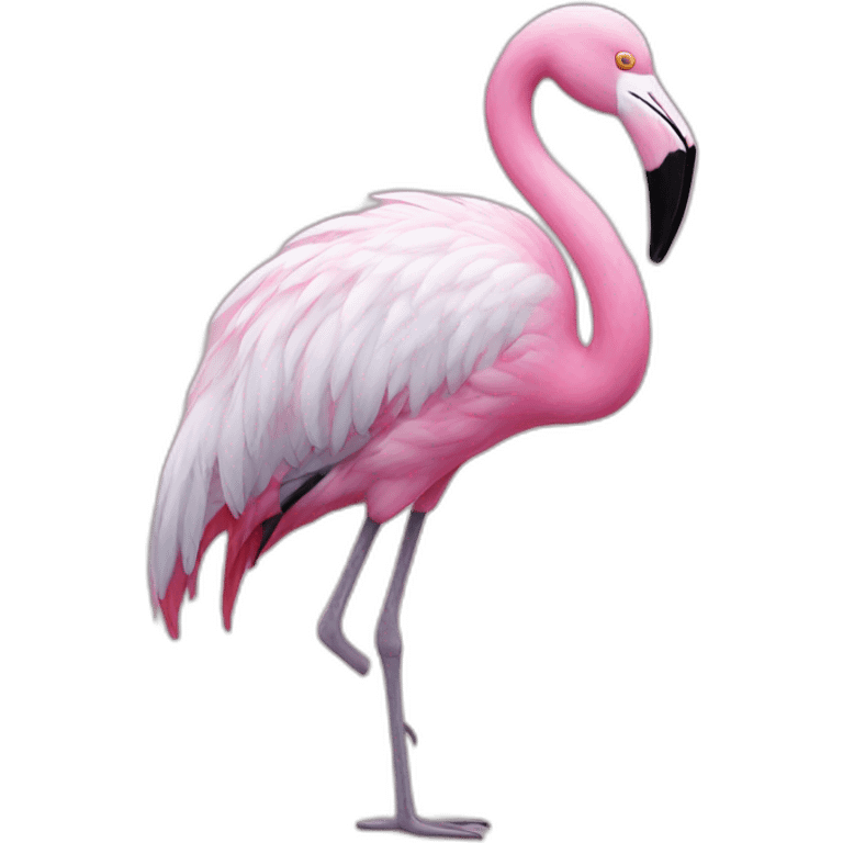 flamingo ghost emoji