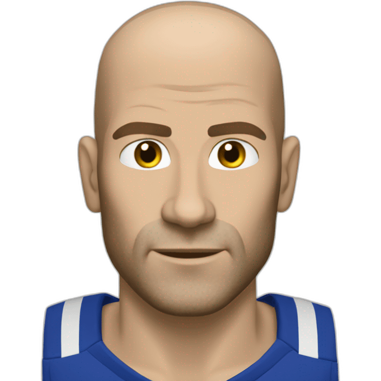 Zidane réalistic emoji