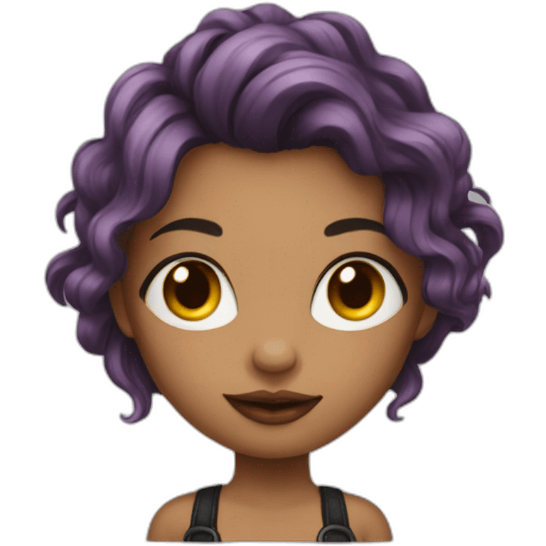 femme avec tatouages emoji