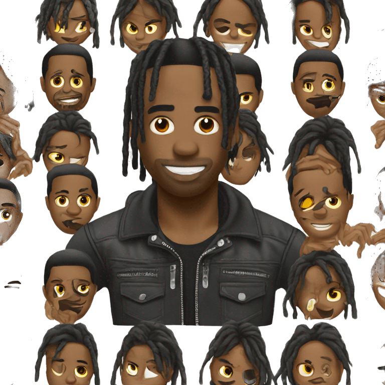 Travis scott as a Emoji emoji