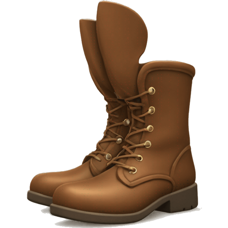 Brown Leather Boots
3d
 emoji