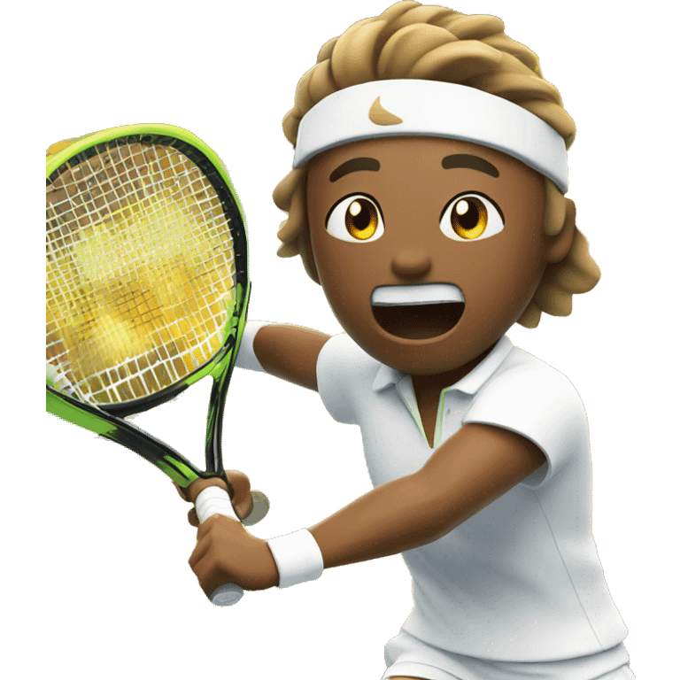 Tennis explosion emoji