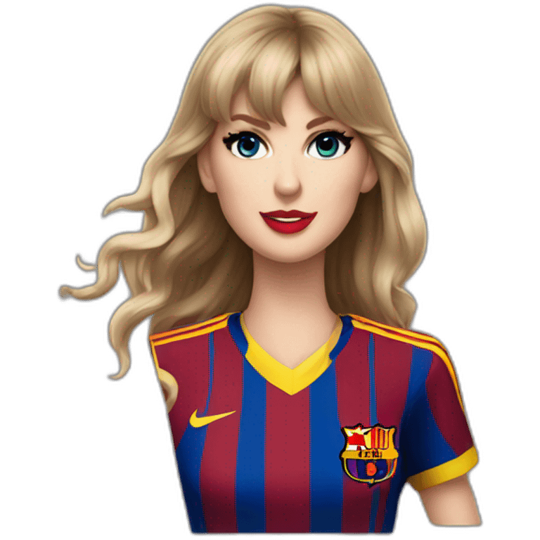 Taylor-Swift-FC-Barcelona emoji