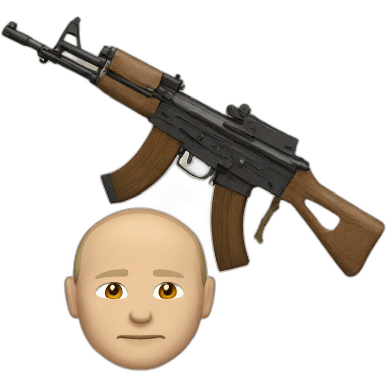 putin and ak-47 emoji