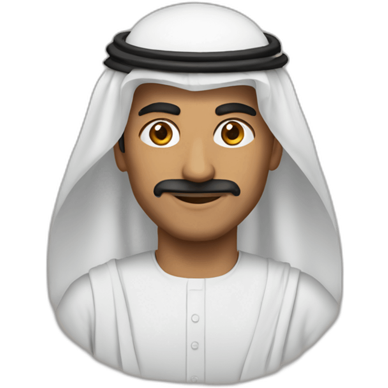 Qatari with ghutra emoji