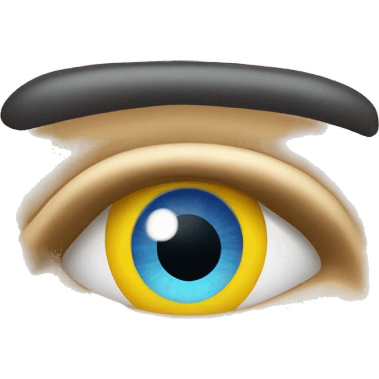 kyivstar logo with eyes emoji