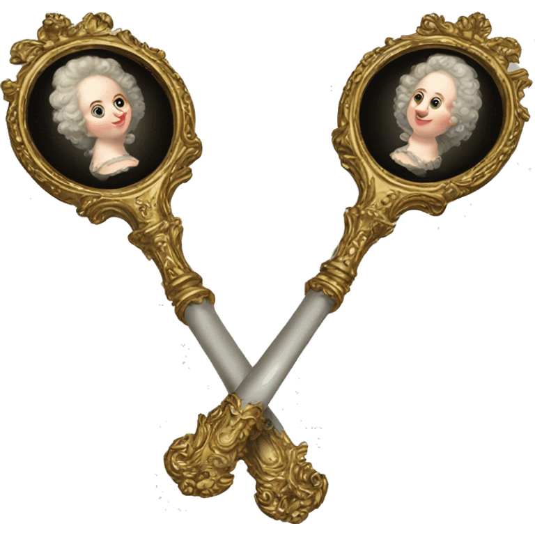 rococo hand mirror emoji