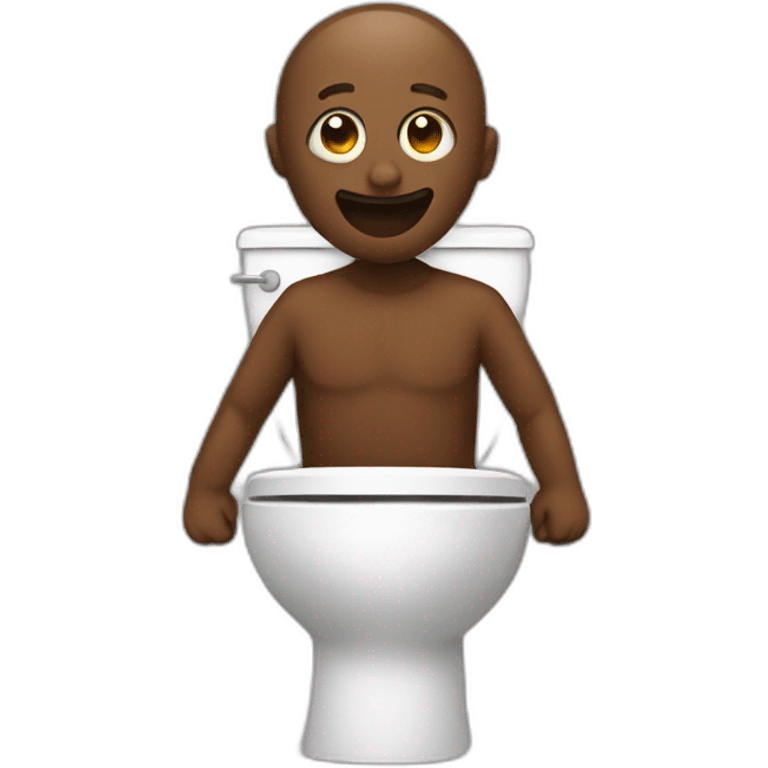 Toilets full poo emoji