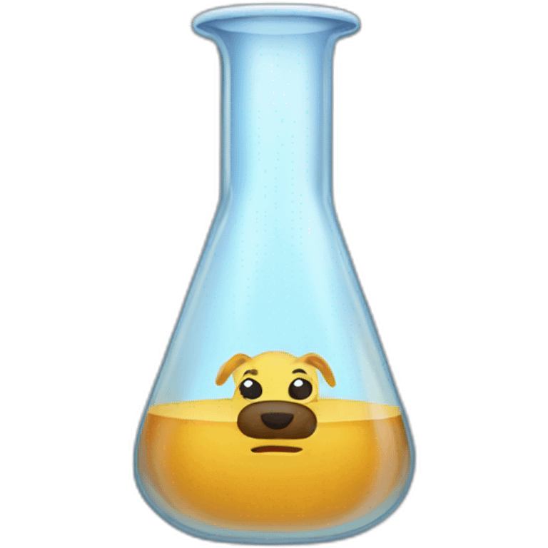 Lab beaker emoji