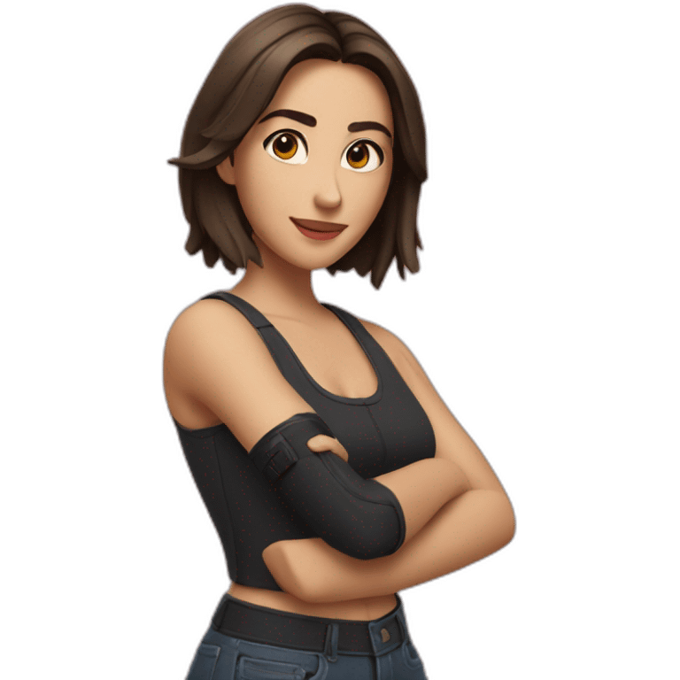 ana de arms emoji