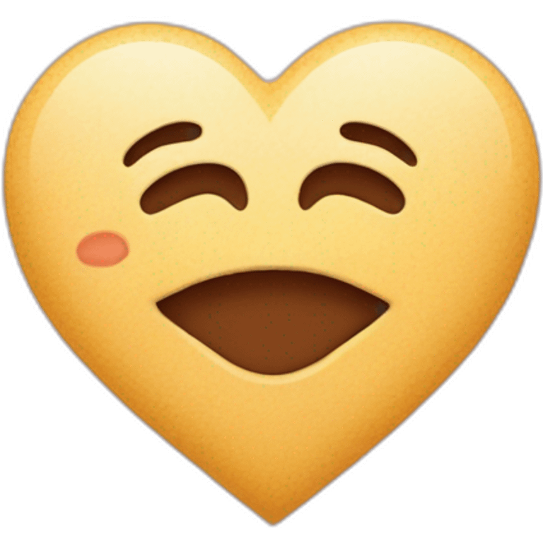 La lettre m sur un cœur emoji