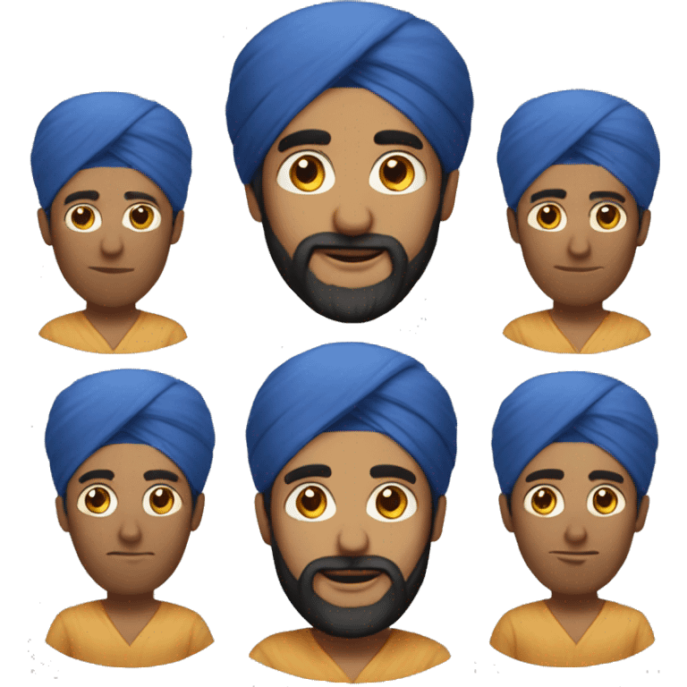 sikh man wearing a dress emoji