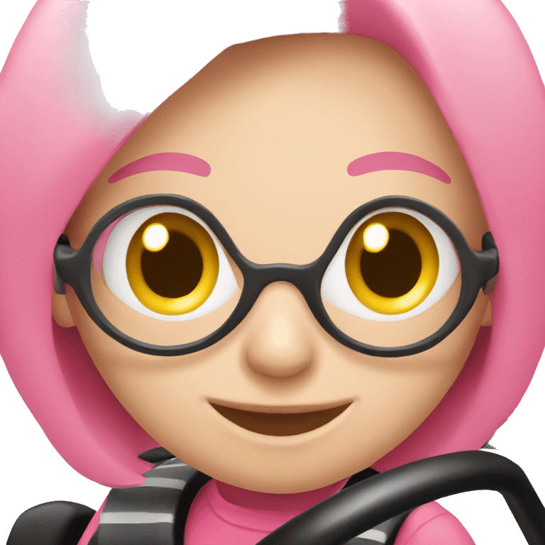 Pink go-kart  emoji