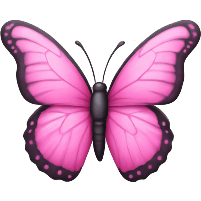 Pink butterfly  emoji