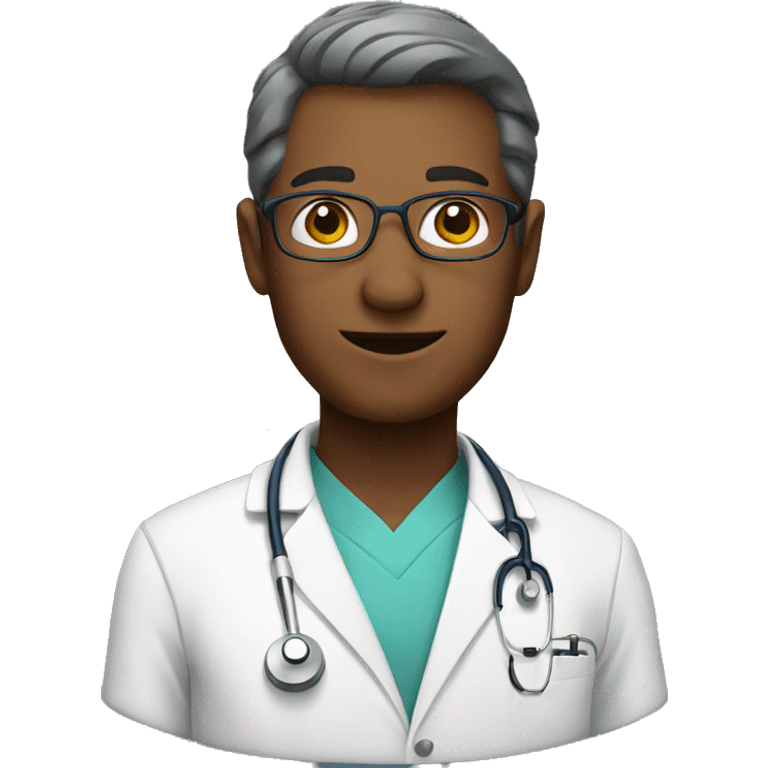 doctor with stethoscope  emoji