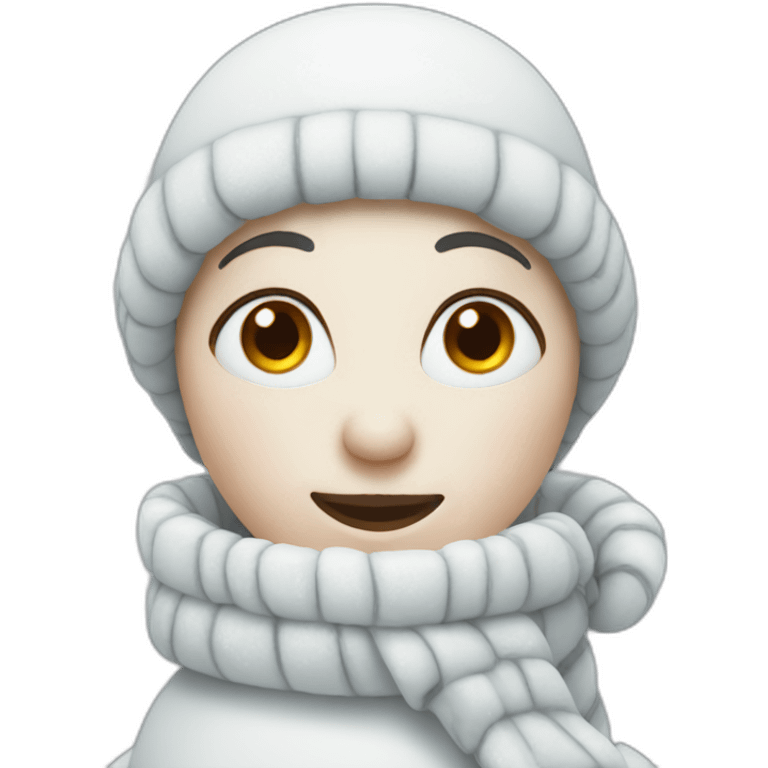 female snowman emoji