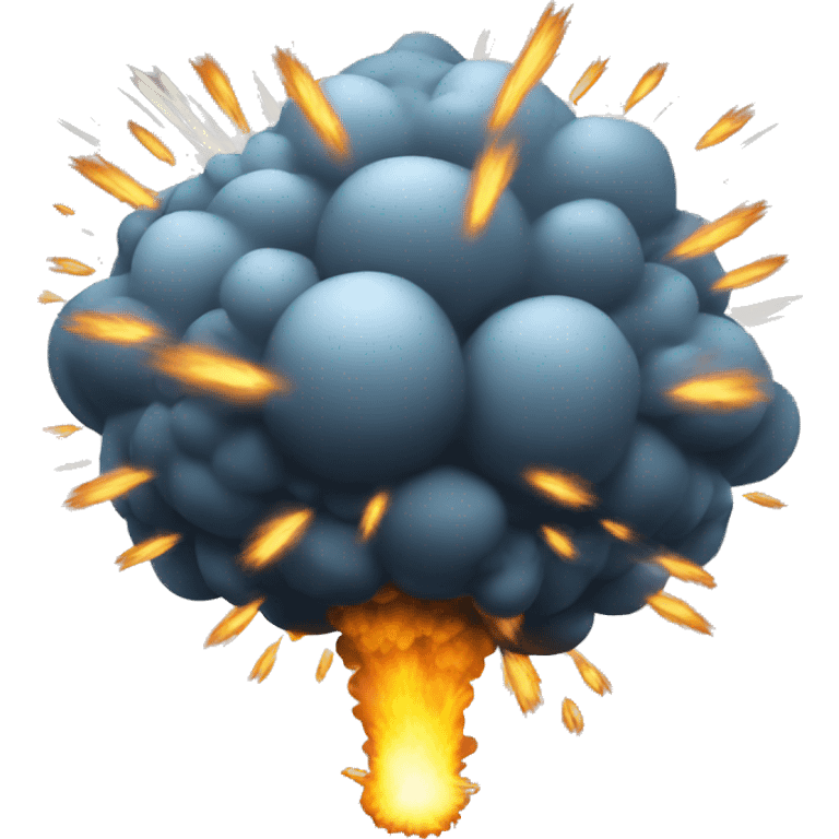 cartoon-style explosion boom emoji