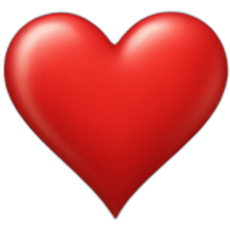 Red heart love emoji