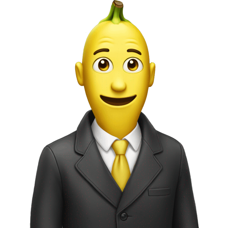 Man in banana emoji