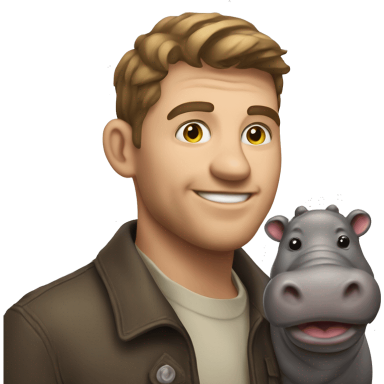 Sam Schink with a hippo emoji