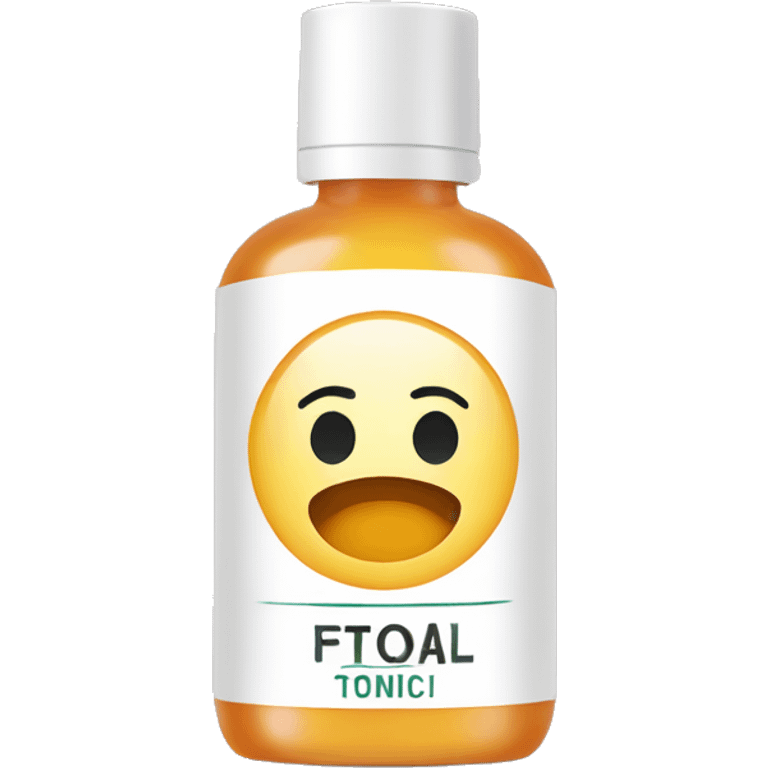 facial tonic with label emoji