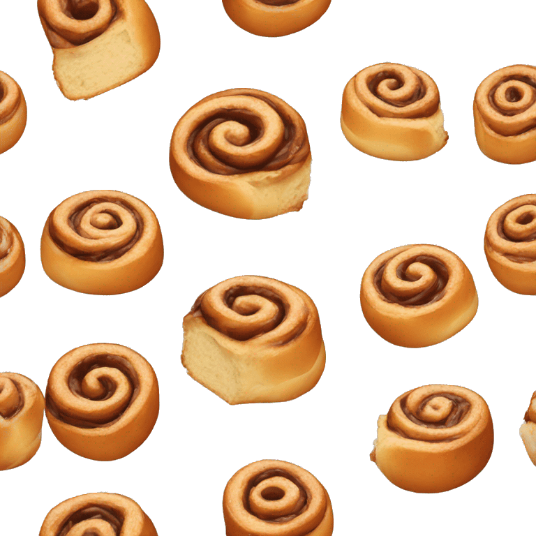 one cinnamon bun emoji