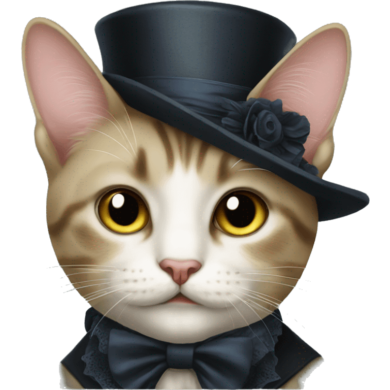 victorian cat emoji