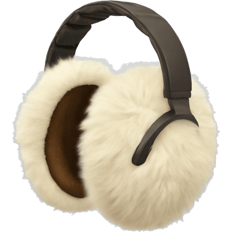 beige fur earmuffs emoji