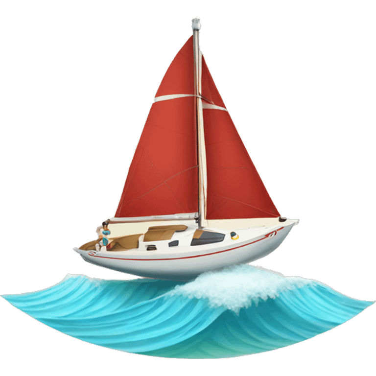 49er sailing boat emoji