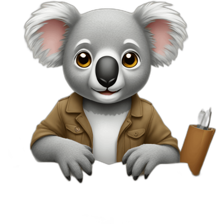 post writer koala emoji