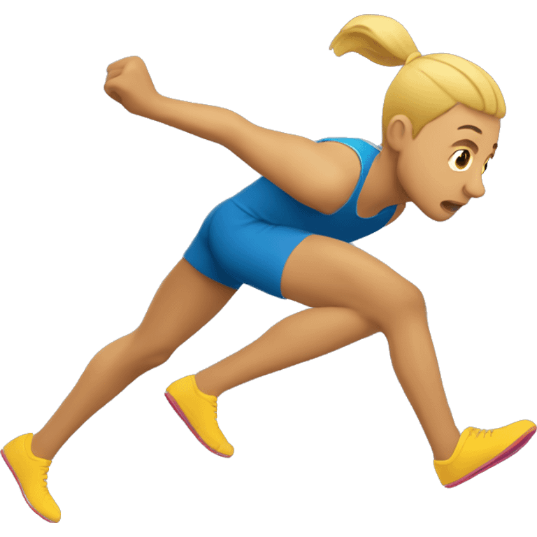 long jump side view emoji