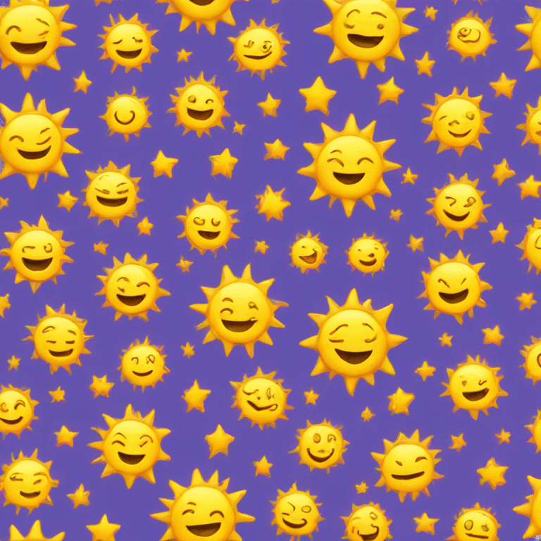 Sun with smile  emoji