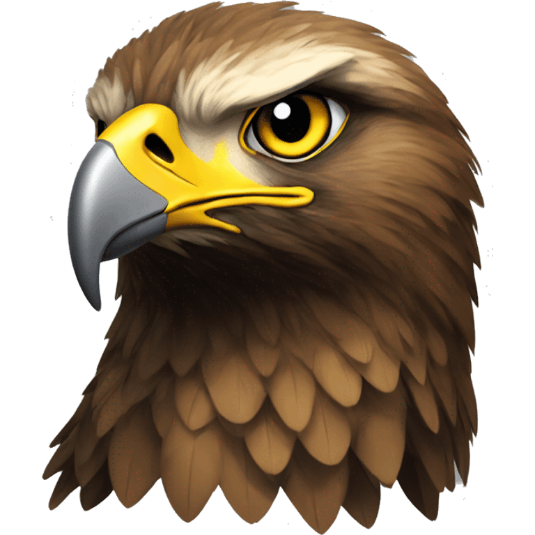 Golden eagle emoji