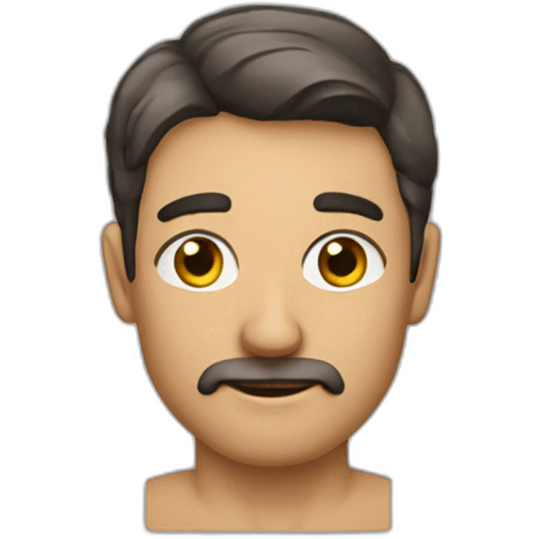 Hombre con, ojos Cerrados , pelo corto y lacio emoji