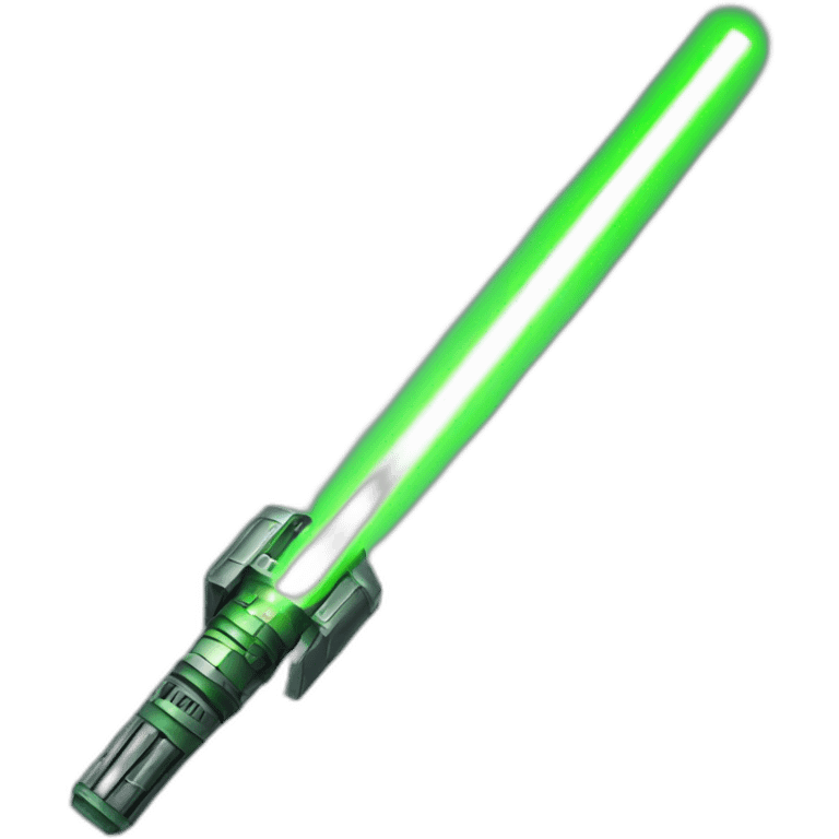 laser saber green emoji