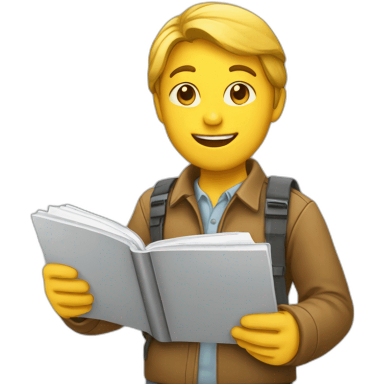 technical assistant with notebook in hand emoji