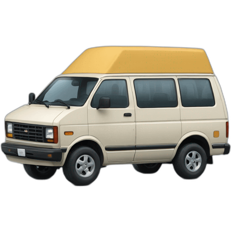 NISSAN 1986 STANZA Blue van van emoji