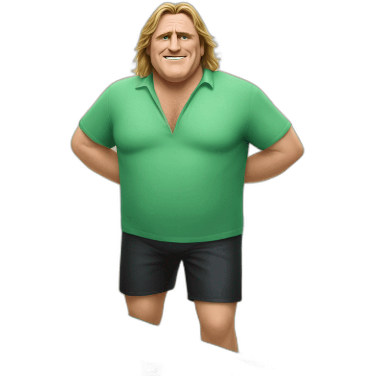 Depardieu surf emoji