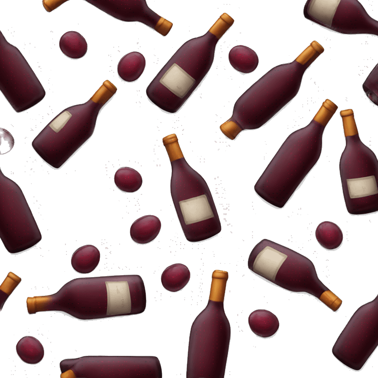 abottle a red wine emoji