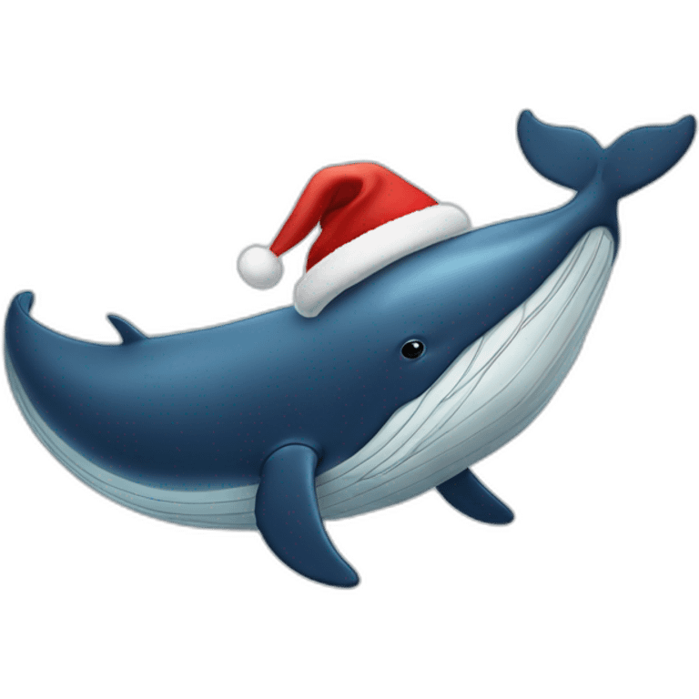 christmas big whale emoji