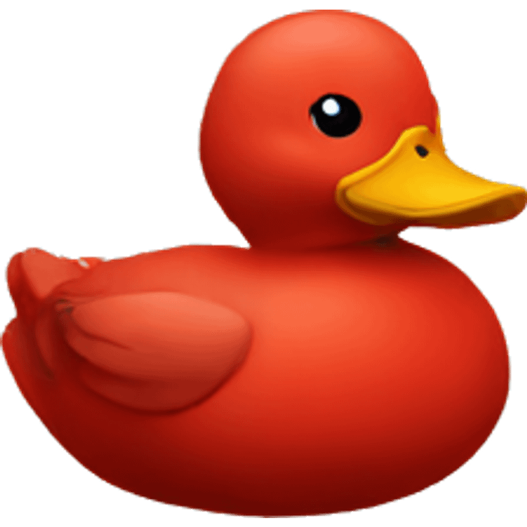 red duck emoji