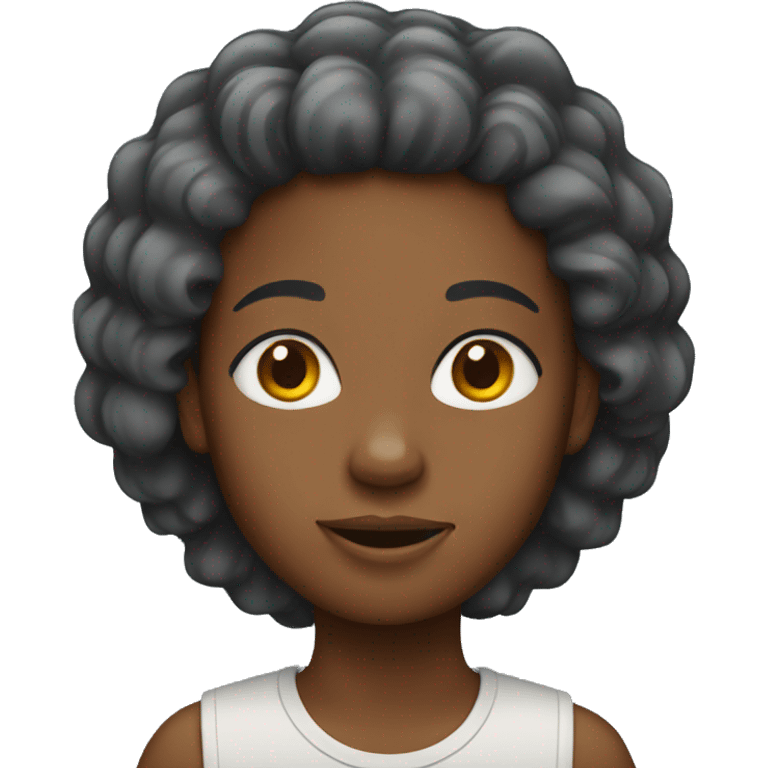 red-haired african american emoji