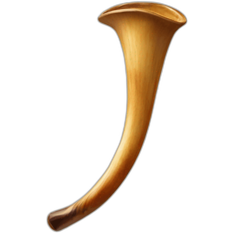 shofar made from animal horn emoji