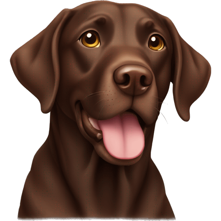 Chocolate lab  emoji