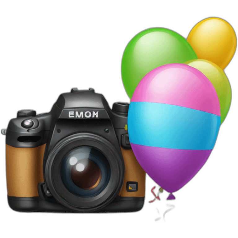 balloons camera emoji