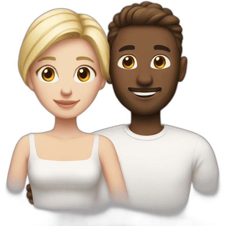 white couple emoji