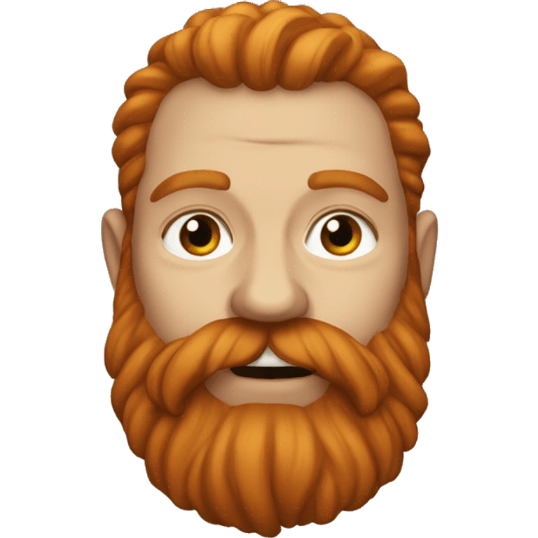 a rogue dwarf with a long ginger  beard emoji