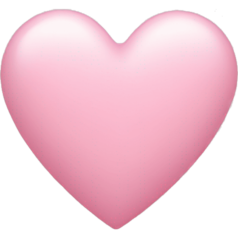 Light pink heart  emoji