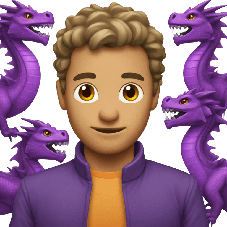 purple dragon teambuilding emoji